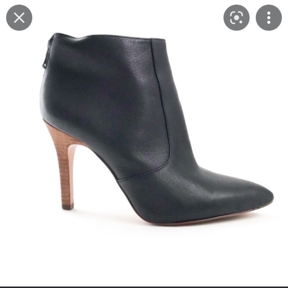 Madewell Jules black leather bootie
